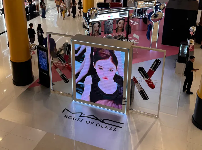 MAC Cosmetics pop-up installation at Sunway Pyramid shopping mall